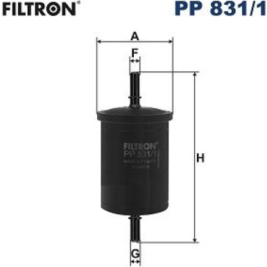 PP 831/1 Kraftstofffilter