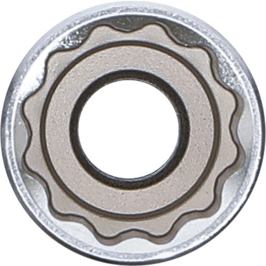 BGS Steckschlüssel-Einsatz Zwölfkant, tief | Antrieb Innenvierkant 12,5 mm (1/2"""") | SW 22 mm | 10687