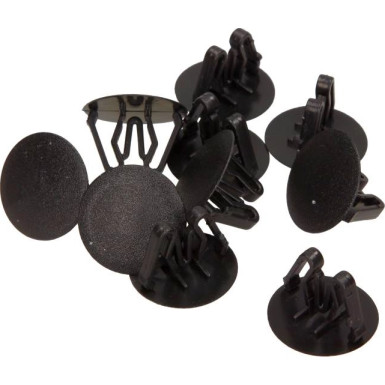 Schwarz Universal Bitte 16mm-20mm (10 Stück) | 10141 Schwarz Universal Bitte 16mm-20mm (10 Stück) | 10141