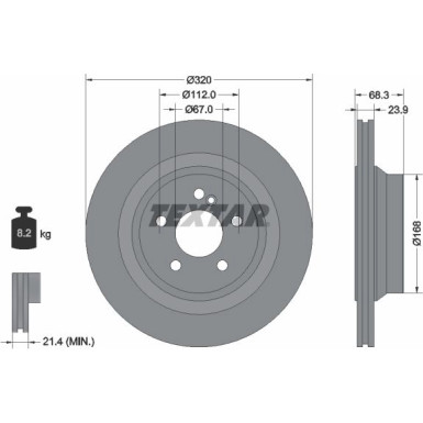 Bremsscheibe Db T. W211/W212/S212 06 PRO+ 92233705