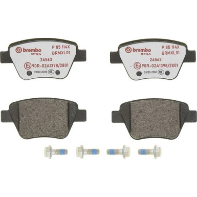 BREMBO Bremsklötze Xtra HA | AUDI SEAT Leon SKODA VW 04 | P 85 114X