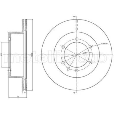 CIFAM Bremsscheibe | 800-679