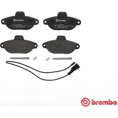BREMBO Bremsklötze VA | FIAT Punto 93-12 | P 23 060