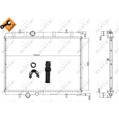 NRF Motorkühler NRF Motorkühler