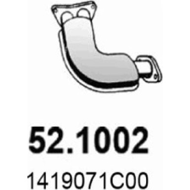 Abgasrohr | SUZUKI Swift 89 | 52.1002 Abgasrohr | SUZUKI Swift 89 | 52.1002