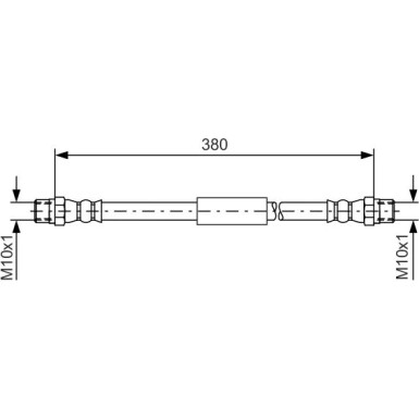 Bremsschlauch | VW T3 -92 | 1987476138
