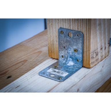 BGS Winkelverbinder mit Sicke 70 x 70 x 55 x 2,5 mm Spar-Pack 25 Stück BGS Do it yourself 80937-25