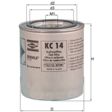 MAHLE Kraftstofffilter MAHLE Kraftstofffilter