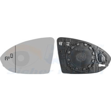 Spiegelglas, Außenspiegel | VW Golf VII asph., Side Assist OE 5G0 857 521 M | 5775835
