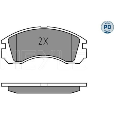 Bremsbelagsatz Mitsubishi P. Galant 97-/Outlander 03-/Pajero 94 | 025 213 6315/PD