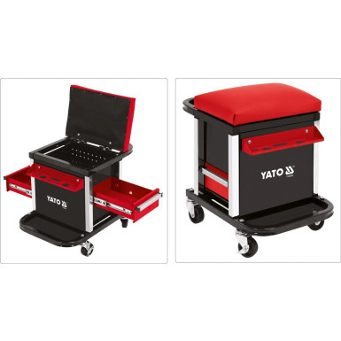 YT-08790 Werkstatthocker Mit Schubladen