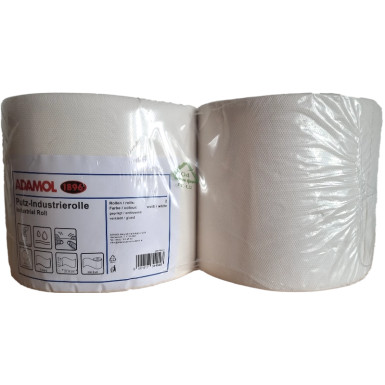 Adamol Putzpapier Rolle weiß, 2-lagig, 2 Stück | 48182091