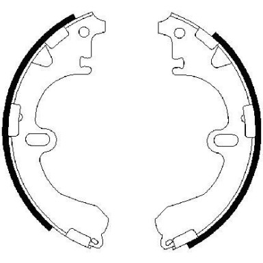 Bremsbacken | TOYOTA Corolla,Camry | 0 986 487 422 Bremsbacken | TOYOTA Corolla,Camry | 0 986 487 422