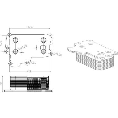 Ölkühler, Motor“L | 31840