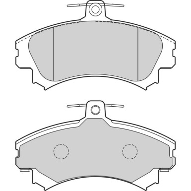 VALEO Bremsbeläge 302723