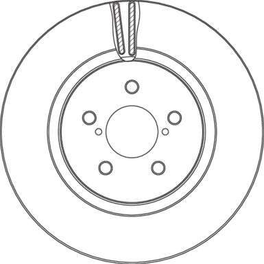 TRW Bremsscheibe | DF6851