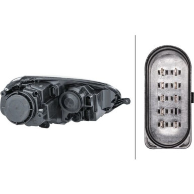 SCHEINWERFER L H7/H7 HELLA | VW GOLF V 5,04-6,09/JETTA III 8,05-5,10 | 1EG 247 007-611 SCHEINWERFER L H7/H7 HELLA | VW GOLF V 5,04-6,09/JETTA III 8,05-5,10 | 1EG 247 007-611