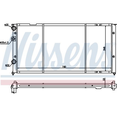Wasserkühler PKW | VW Passat III | 652491 Wasserkühler PKW | VW Passat III | 652491