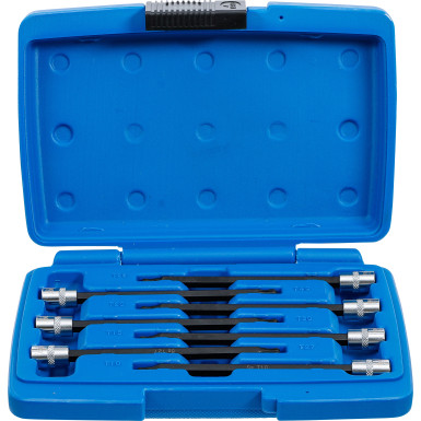 BGS Bit-Einsatz-Sortiment | Antrieb Innenvierkant 6,3 mm (1/4"""") | T-Profil (für Torx) mit Kugelkopf T10 - T40 | 7-tlg | 8618