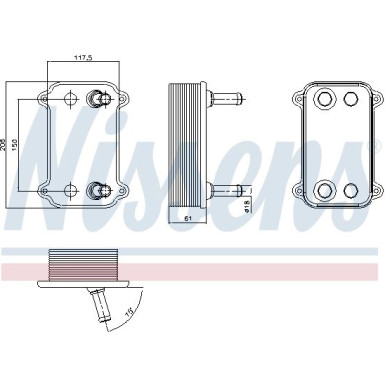 Ölkühler PKW Porsche Cayenne 02 90735