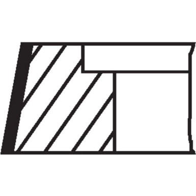MAHLE Kolbenringsatz | 640 RS 00115 0N0
