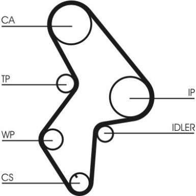 Zahnrimsatz | CT1061K1