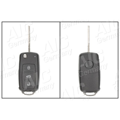 Gehäuse, Klappschlüssel | VW / AUDI mit 3 Tasten | 57572