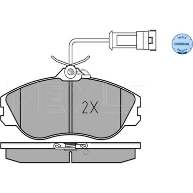 Bremsbelagsatz Vw P. A80/100/200 82-95 Mit Sensor | 025 211 3819/W