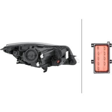 SCHEINWERFER L HELLA | OPEL INSIGNIA A 08-17 | 1EL 011 165-711 SCHEINWERFER L HELLA | OPEL INSIGNIA A 08-17 | 1EL 011 165-711