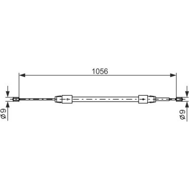 1 987 477 692 Seilzug, Feststellbremse