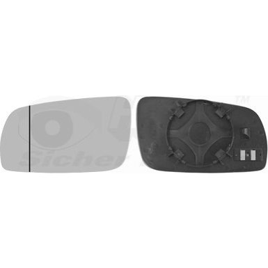 Aussenspiegelglas li | Skoda Fabia asphärisch OE 6Y1857521A