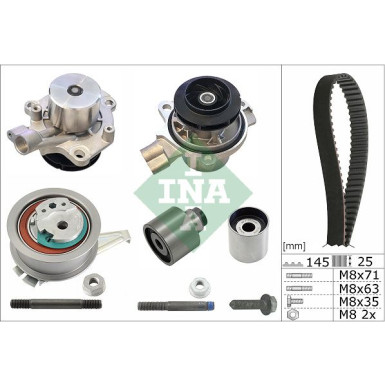 530 0650 31 Wasserpumpe + Zahnriemensatz