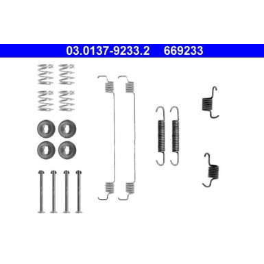 ATE Zubehör, Bremsbacken 03.0137-9233.2