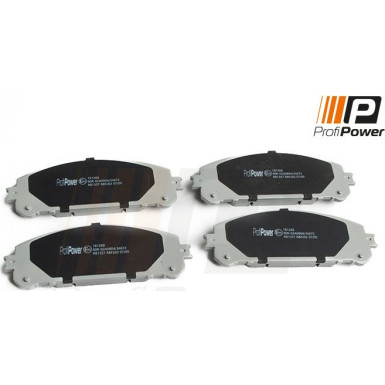 PROFIPOWER Bremsbelagsatz, Scheibenbremse 1B1268