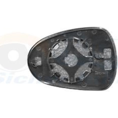 Spiegelglas, Außenspiegel Seat Leon 1P1 konvex OE 6J0857522F HAGUS 4940838