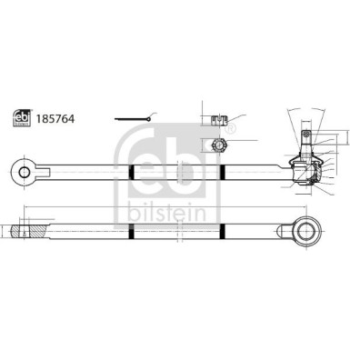 FEBI BILSTEIN Spurstangenkopf | 185764