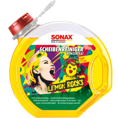Sonax Scheibenreiniger Konzentrat Lemon Rocks 3L ScheibenReiniger Konzentrat Lemon Rocks 01604000