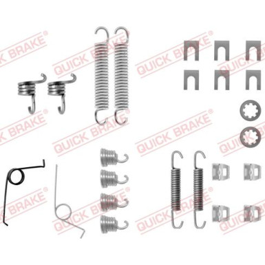 391-0545 Montagesatz f.Bremsbacken | FIAT,PEUGEOT,RENAULT,TALBOT,SEAT | 105-0545