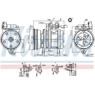 Kompressor PKW HYUNDAI GETZ 02 FIRST FIT 89263