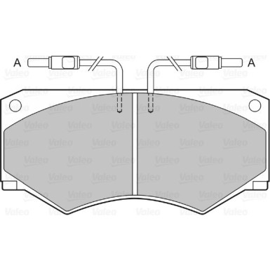 VALEO Bremsbeläge 598613