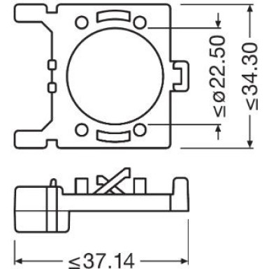 64210DA02 Lampenfassung, Hauptscheinwerfer LEDriving® ADAPTER