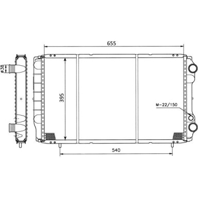 Kühler, Motorkühlung | 50403 Kühler, Motorkühlung | 50403