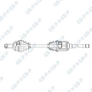 GSP Antriebswelle 205044 GSP Antriebswelle 205044
