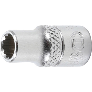 BGS Steckschlüssel-Einsatz Zwölfkant | Antrieb Innenvierkant 6,3 mm (1/4"""") | SW 6 mm | 10776