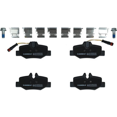 KAMOKA Bremsbelagsatz, Scheibenbremse JQ1012988