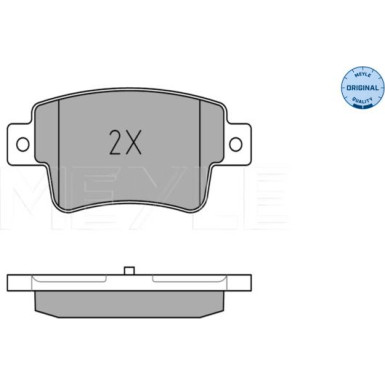 Bremsbelagsatz Fiat T. Grande Punto/Evo 05- Mit Sensor | 025 243 4917/W