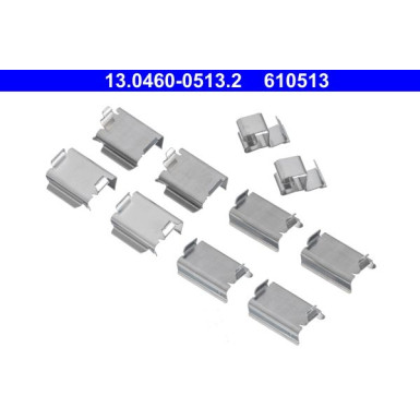 ATE Zubehörsatz, Scheibenbremsbelag 13.0460-0513.2 ATE Zubehörsatz, Scheibenbremsbelag 13.0460-0513.2