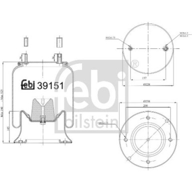 FEBI BILSTEIN Luftfeder