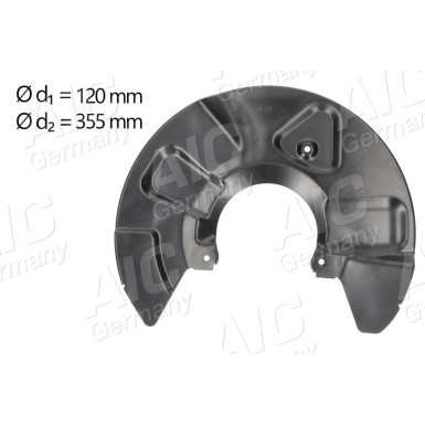 BREMSANKERBLECH V R VERZINKT D:308MM | VW TRANSPORTER T5 10,09-3,15 | 56166