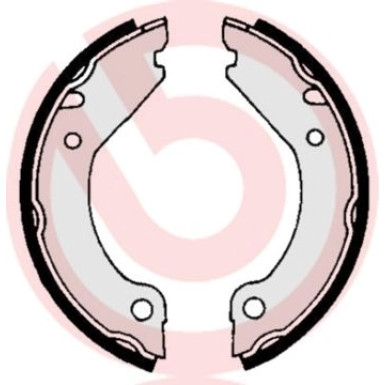 Bremsbackensatz HA VOLVO 240, 260, 740, 760 74-98 ESSENTIAL LINE S 86 501